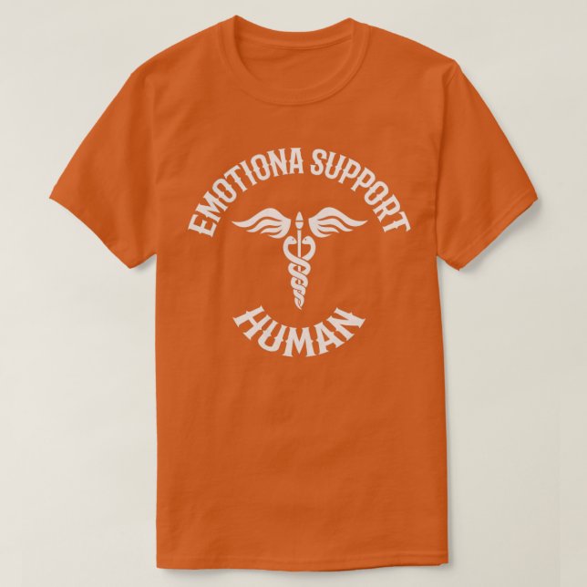 T-shirt Soutien émotionnel humain (Design devant)
