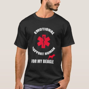 T-shirt Soutien émotionnel Humain Ne pas animal de compagn