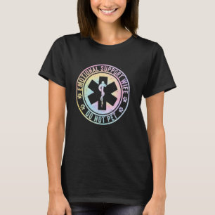 T-shirt Soutien émotionnel Les femmes ne font pas de l'ani