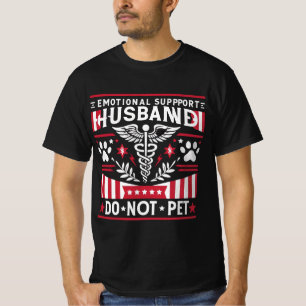 T-shirt Soutien émotionnel Mari - Amusant Humour de mariag