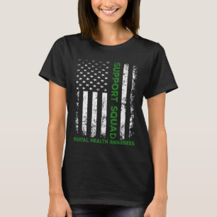 T-shirt Soutien Équipe Tournesol Cheveux Santé mentale