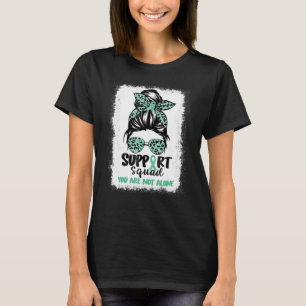 T-shirt Soutien Escadron Messy Bun Guerrier Turquoise Stut