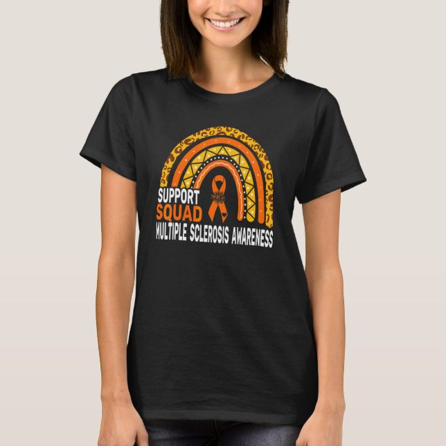 T-shirt Soutien Escouade Sclérose en plaques Sensibilisati (Devant)