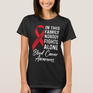 T-shirt Soutien familial Sensibilisation au cancer du sang