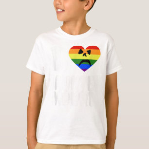 T-shirt Soutien gay pride Amour, drapeau arc-en-ciel, drap