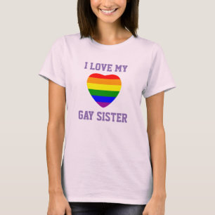 T-shirt Soutien gay pride J'Aime Ma Soeur Gay