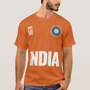 T-shirt Soutien indien au cricket Jersey Inde Cricket Fa