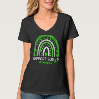 T-shirt Soutien Lymphoma Squad Rainbow Matching Team