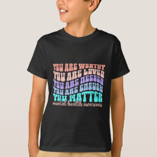T-shirt Soutien motivationnel Guerrier Santé mentale