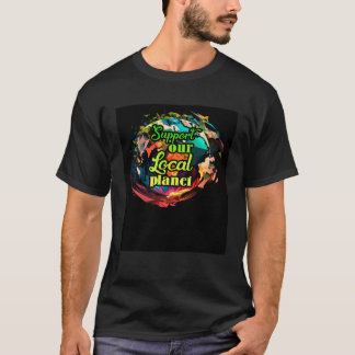 T-shirt Soutien Planète locale De l'environnement Nature C