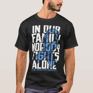 T-shirt Soutien Prévention du suicide Guerrier Maladie fam