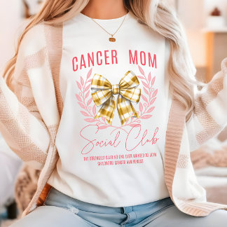 T-shirt Soutien ruban doré, club social des mamans contre
