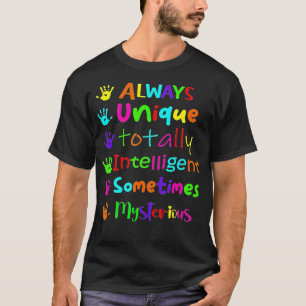 T-shirt Soutien sensibilisation sur l'autisme Autistic Kid