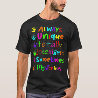 T-shirt Soutien sensibilisation sur l'autisme Autistic Kid