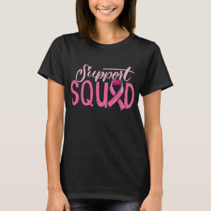 T-shirt Soutien Squad Pink Ribbon Sensibilisation au cance