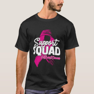 T-shirt Soutien Squad Sensibilisation au cancer du sein K 