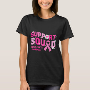T-shirt Soutien Squad Sensibilisation au cancer du sein Ru