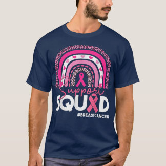 T-shirt Soutien Squad Sensibilisation au cancer du sein Ru