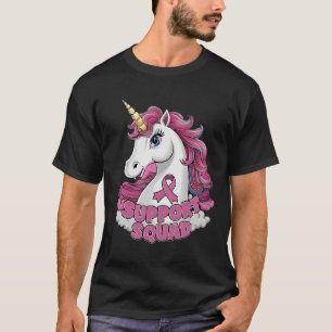 T-shirt Soutien Squad Sensibilisation au cancer du sein Un