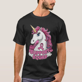 T-shirt Soutien Squad Sensibilisation au cancer du sein Un