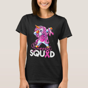 T-shirt Soutien Squad Sensibilisation au cancer du sein Un