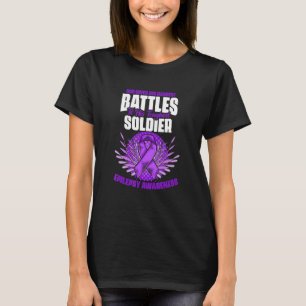 T-shirt Soutien tactique le plus difficile Epilepsie Survi