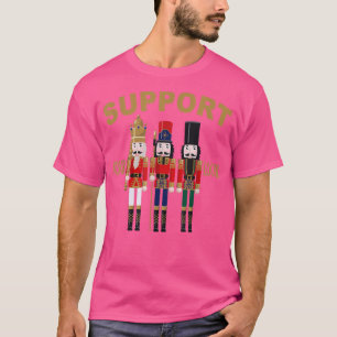 T-shirt soutien vos fêtes heureuses de noisette locales598