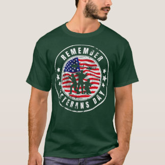 T-shirt Souvenez-vous de la fête des anciens combattants 6