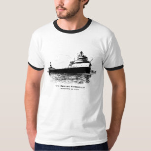 T-shirt Souvenez-vous de l'équipage du SS Edmund Fitzgeral