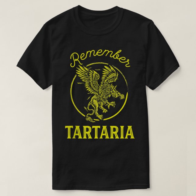 T-shirt Souvenez-vous de Tartaria Mythique Créature Boue I (Design devant)