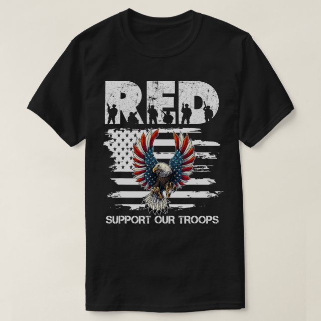 T-shirt Souvenez-vous de tous ceux qui ont été déployés So (Design devant)