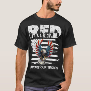 T-shirt Souvenez-vous de tous ceux qui ont été déployés So