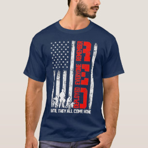 T-shirt Souvenez-vous de tout vétéran déployé RED vendredi