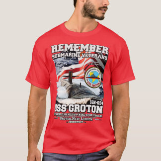 T-shirt Souvenez-vous des anciens combattants sous-marins
