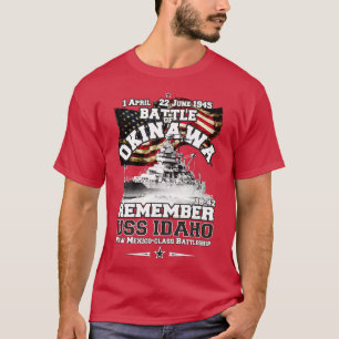 T-shirt Souvenez-vous du Bataillon USS Idaho BB42