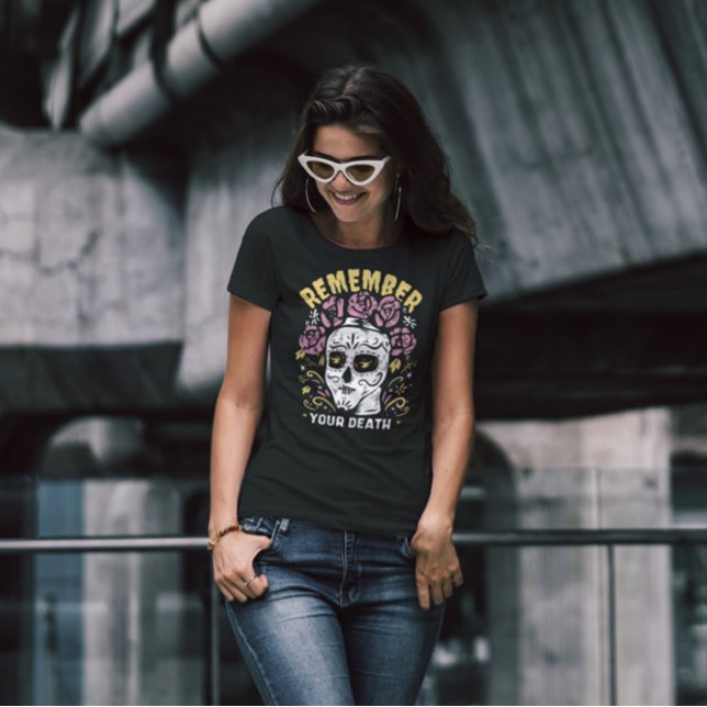 T-shirt Souvenez-vous du jour du crâne des morts (Créateur téléchargé)