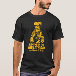 T-shirt Souvenez-vous du jour du sabbat u2013 Football