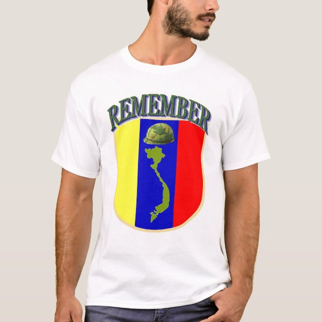 T-shirt Souvenez-vous du logo du Viet Nam (Devant)