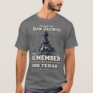 T-shirt Souvenez-vous du navire de guerre USS Texas BB35