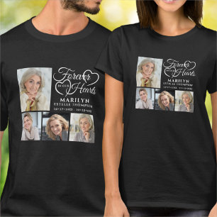 T-shirt Souvenez-vous pour toujours dans nos coeurs 4 Mémo