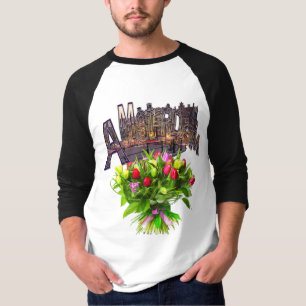 T-shirt Souvenir Amsterdam néerlandais