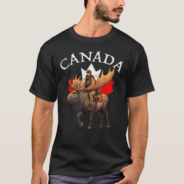 T-shirt Souvenir canadien de l'orose Canada (Devant)
