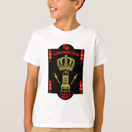 T-shirt Souvenir commémoratif du couronnement du roi Charl