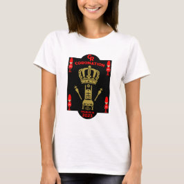 T-shirt Souvenir commémoratif du couronnement du roi Charl