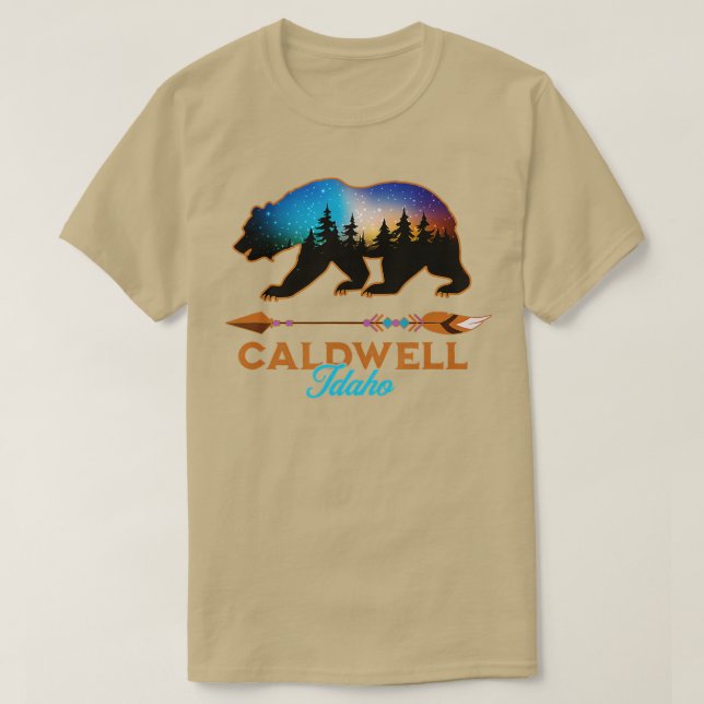 T-shirt Souvenir de Caldwell Idaho (Design devant)