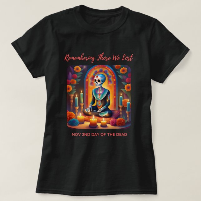 T-shirt Souvenir de ceux que nous avons perdus (Design devant)