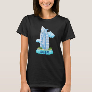 T-shirt Souvenir de Dubaï City Émirats arabes unis pour ho