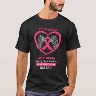 T-shirt Souvenir De Ma Soeur Cancer Du Sein Un
