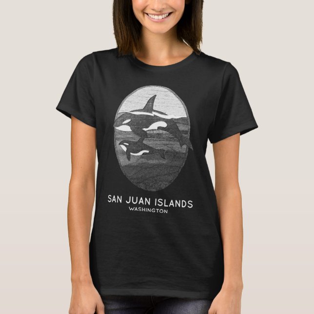T-shirt Souvenir de San Juan Islande (Devant)