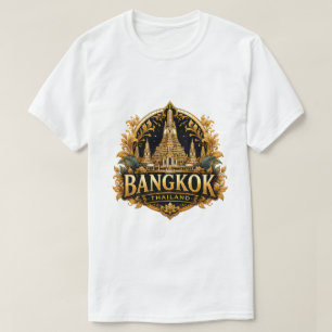 T-shirt Souvenir de voyage du temple de Bangkok Thaïlande